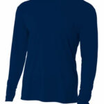 Long Sleeve T-Shirt.  Navy Blue.  SEC XXXIX logo on back.