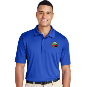 royal blue golf shirt